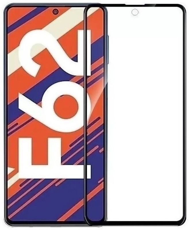 Rhino Armour Edge To Edge Tempered Glass for Samsung Galaxy F62  (Pack of 1)