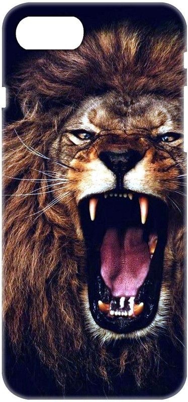 Smutty Back Cover for Apple iPhone 8 - Angry Lion Print  (Multicolor, Hard Case)