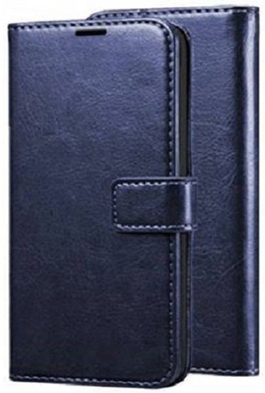 Splenor Flip Cover for Vivo Y20A  (Blue, Pack of: 1)
