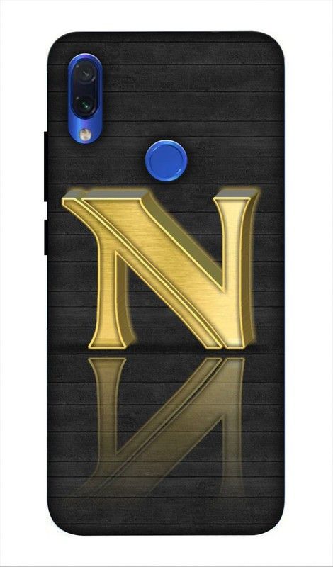 LUCKY MOBI.COM Back Cover for Mi REDMI NOTE 7 ( N NAME WALLPAPER) PRINTED BACK COVER  (Multicolor, Waterproof, Pack of: 1)