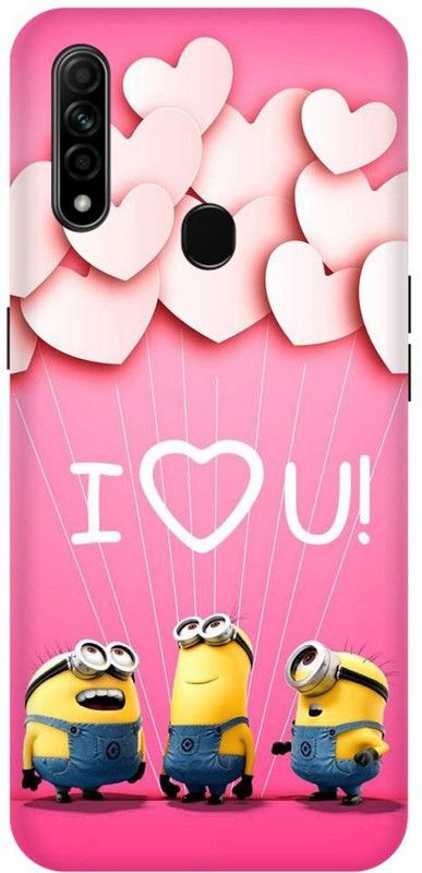 URCHIN Back Cover for Oppo A31 minions, Cute, funny, cartoon, Minions cute, cute  (Multicolor, Shock Proof, Pack of: 1)