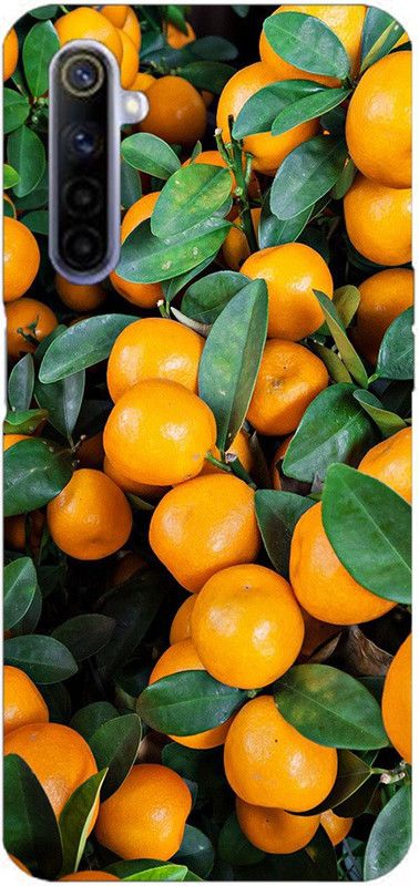 METOO Back Cover for Realme 6 Pro, Orange, Print : 247  (Multicolor, Dual Protection, Silicon, Pack of: 1)