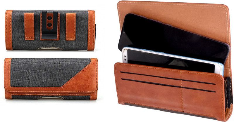 HARITECH Pouch for Motorola G6 Plus  (Brown, Pack of: 1)