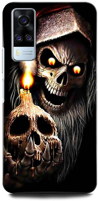 INTELLIZE Back Cover for Vivo Y31 V2036 SKULL, GAMES, ANIME, SKULLGRIMREAPER, POKER, DARKNESS  (Multicolor, Hard Case, Pack of: 1)
