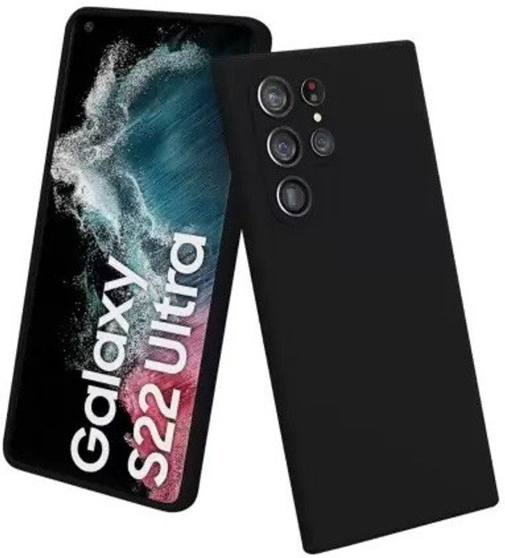 Caseline Back Cover for Samsung Galaxy S22 Ultra, Samsung Galaxy S22 Ultra 5G  (Black, Grip Case, Silicon, Pack of: 1)