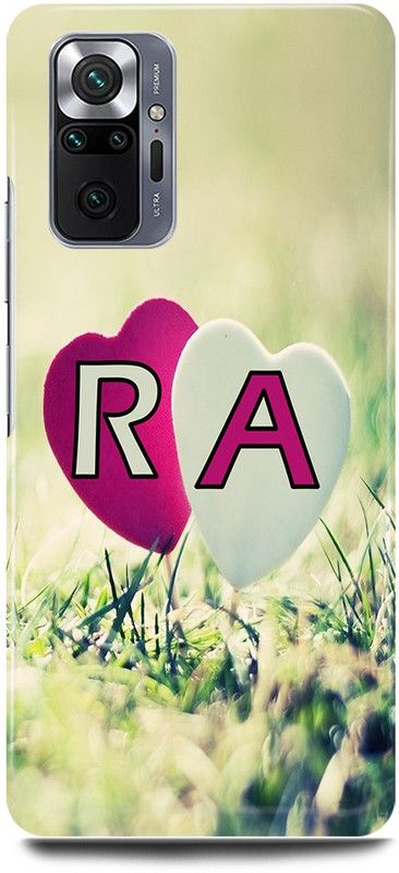 JUGGA Back Cover for Redmi Note 10 Pro, R LOVES A NAME,R NAME, A LETTER, ALPHABET,R LOVE A NAME  (Green, Hard Case, Pack of: 1)
