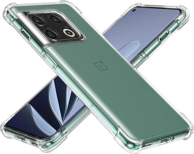 Lustree Back Cover for OnePlus 10 Pro 5G Bumper Silicon Transparent Case  (Transparent, Shock Proof, Silicon, Pack of: 1)