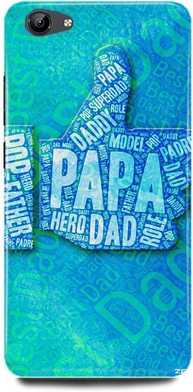 FUGGA Back Cover for OPPO A83, CPH1729, DAD, FATHER, PAPA, MY, HERO  (Blue, Hard Case, Pack of: 1)