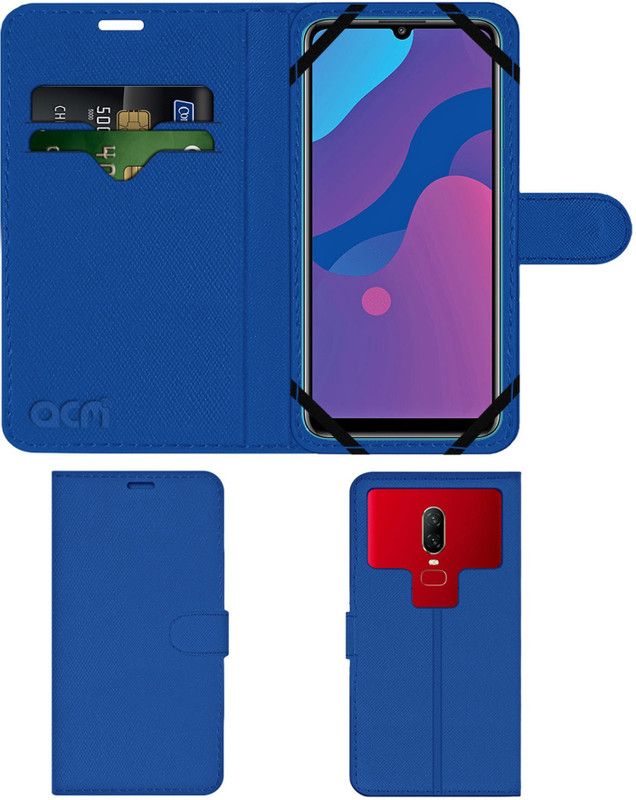 ACM Flip Cover for Honor Play 9A  (Blue, Cases with Holder, Pack of: 1)
