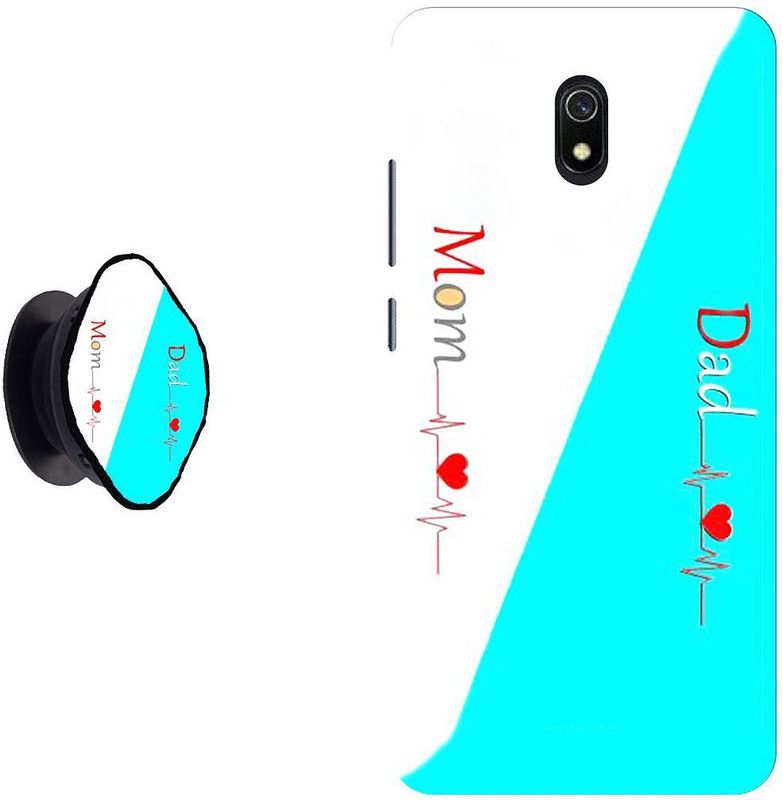 SPBR Back Cover for Mi Redmi 8A  (Blue, White, Cases with Holder)
