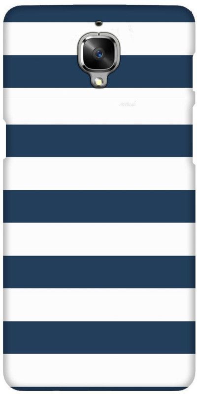 Smutty Back Cover for OnePlus 3, A3003, A3000, SM-A3000 - Blue Stripes Print  (Multicolor, Hard Case)
