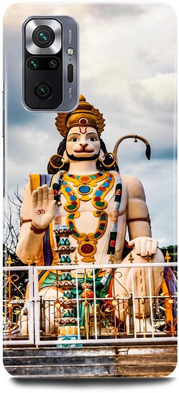 JUGGA Back Cover for Redmi Note 10 Pro, HANUMAN, JI, MARUTI, BAJRANG, BALI, BALAJI, STATUE  (Gold, Hard Case, Pack of: 1)