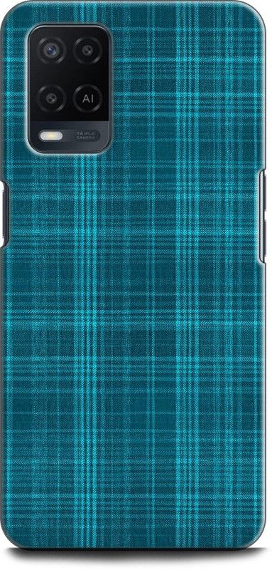 INDICRAFT Back Cover for OPPO A54, CPH2239 BLUE WALL, TEXTURE, ABSTRACT, CELL, GALAXY, SHIRT  (Multicolor, Dual Protection, Pack of: 1)
