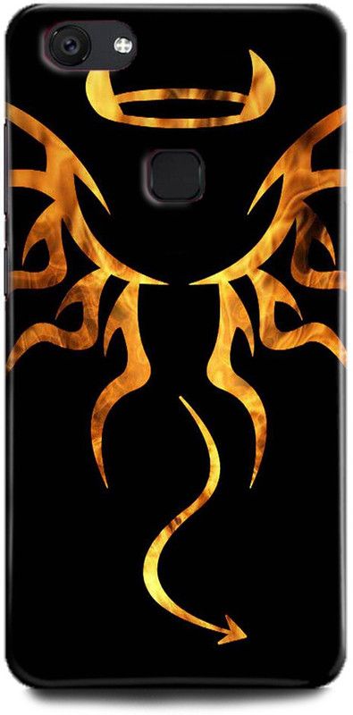 INTELLIZE Back Cover for Vivo V7/1718 devil,Printed  (Multicolor, Shock Proof, Pack of: 1)