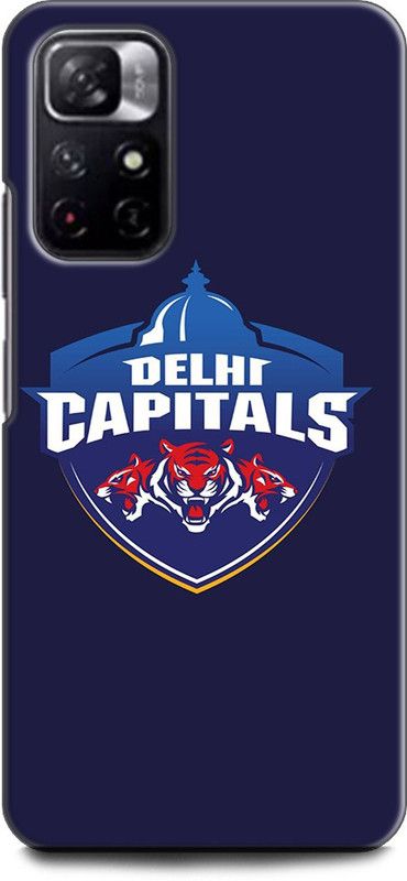 KEYCENT Back Cover for REDMI Note 11T 5G IPL, DELHI CAPITALS, SPORTS, JERSEY, CRICKET  (Multicolor, Shock Proof, Pack of: 1)