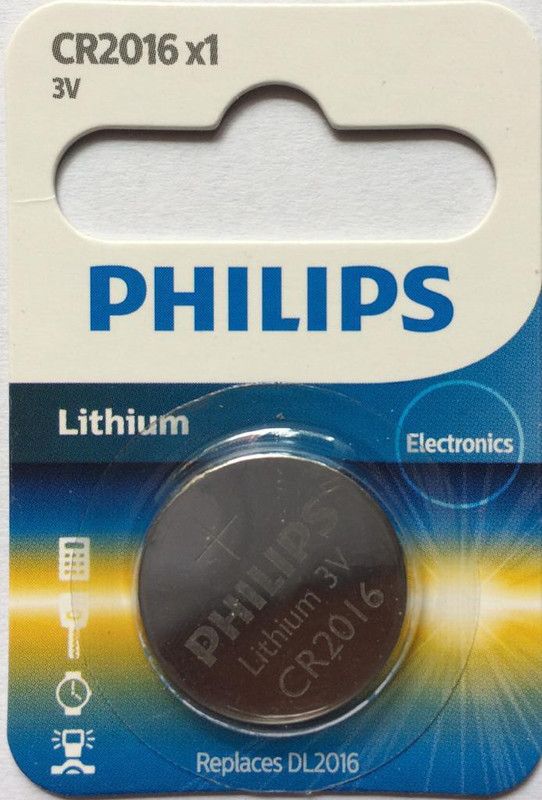 PHILIPS CR2016 Battery