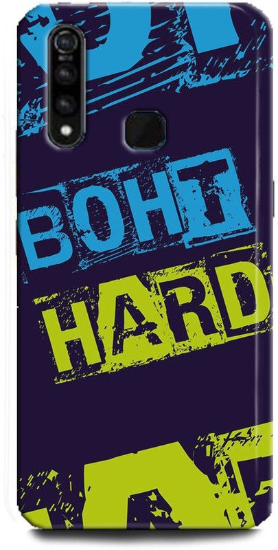INDICRAFT Back Cover for Vivo Z1Pro, Vivo 1951, Boht hard, Printed  (Multicolor, Shock Proof, Pack of: 1)