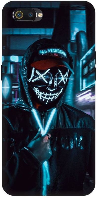 THE NARAYANA COLLECTIONS Back Cover for REALME C2-RMX1941-NEON,MARSHMELLO,DEVIL,JOKER  (Multicolor, Hard Case, Pack of: 1)