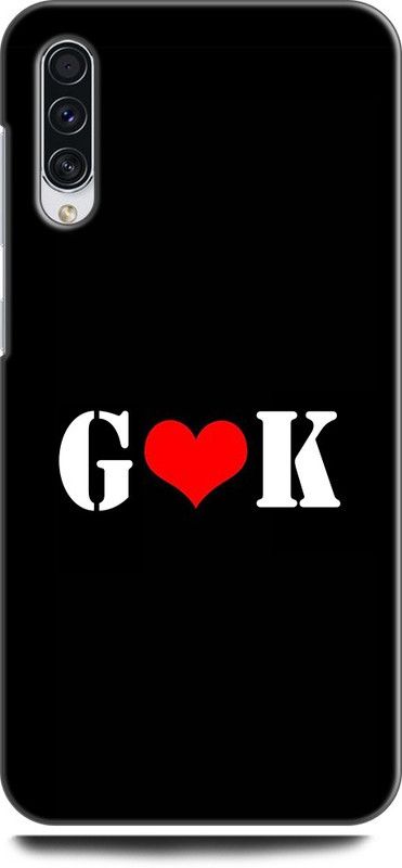 Afterglow Back Cover for SAMSUNG Galaxy A70s G K, G LOVES K, NAME, LETTER, ALPHABET, GK LOVE, HART  (Multicolor, Shock Proof, Pack of: 1)