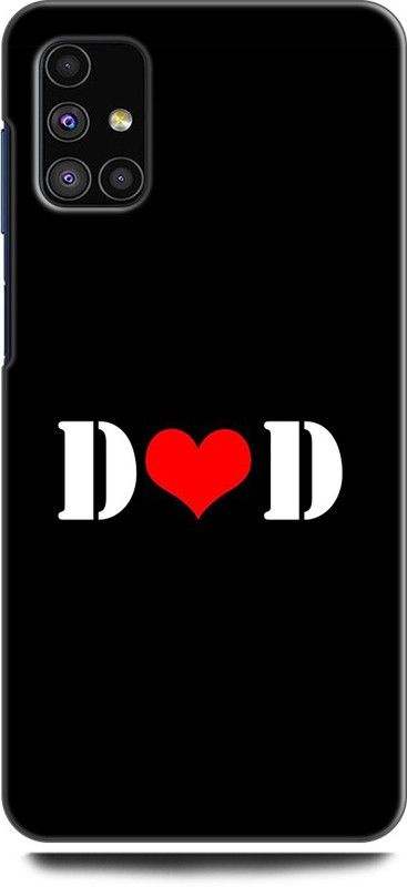 Afterglow Back Cover for SAMSUNG Galaxy M51 D D, D LOVES D, NAME, LETTER, ALPHABET, DD LOVE, HART  (Multicolor, Shock Proof, Pack of: 1)