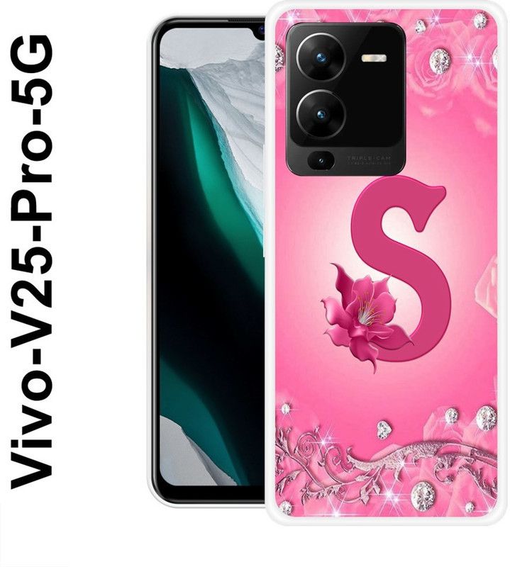 redfly Back Cover for Vivo V25 Pro 5G  (Pink, Grip Case, Silicon)