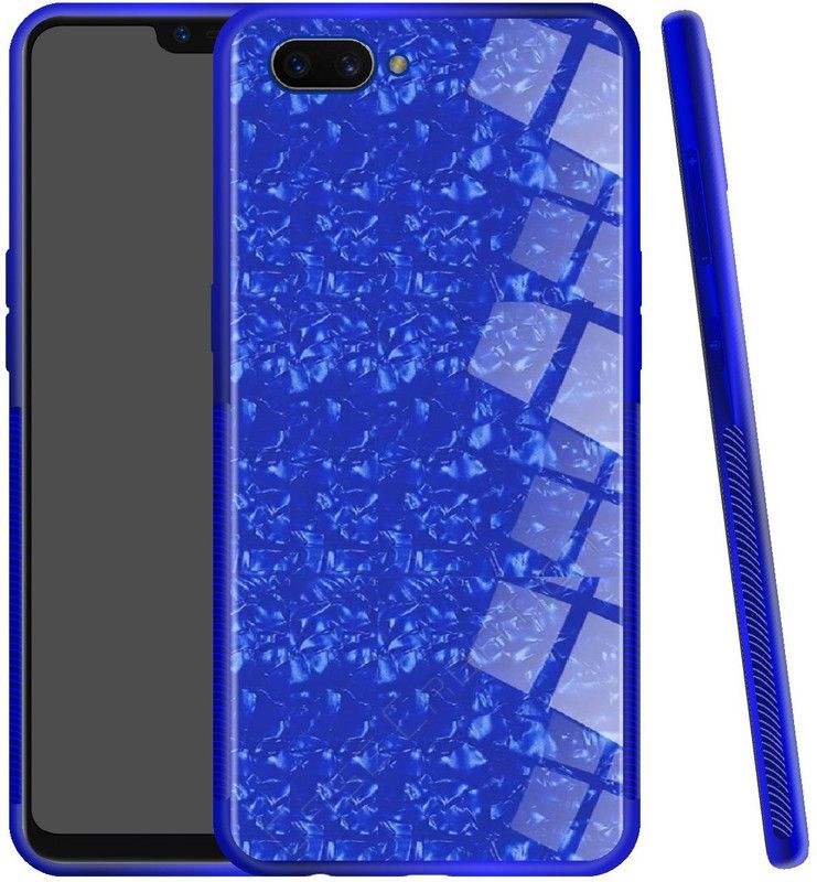 CASE CREATION Back Cover for Oppo K1 (2019)  (Blue, Waterproof, Pack of: 1)