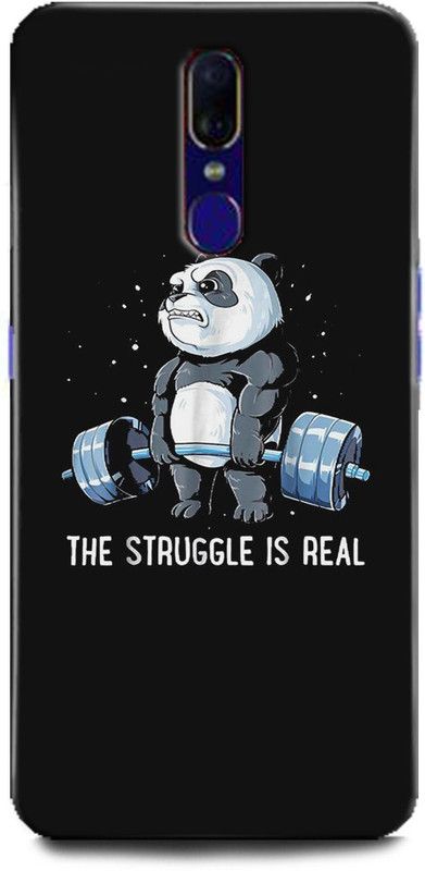 INTELLIZE Back Cover for OPPO F11/CPH1911 Panda,Printed  (Multicolor, Shock Proof, Pack of: 1)