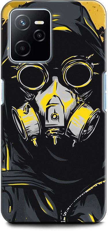 KEYCENT Back Cover for Realme Narzo 50A Prime, RMX3516 MASK BOY, BLACK, SKULL, ART  (Multicolor, Shock Proof, Pack of: 1)