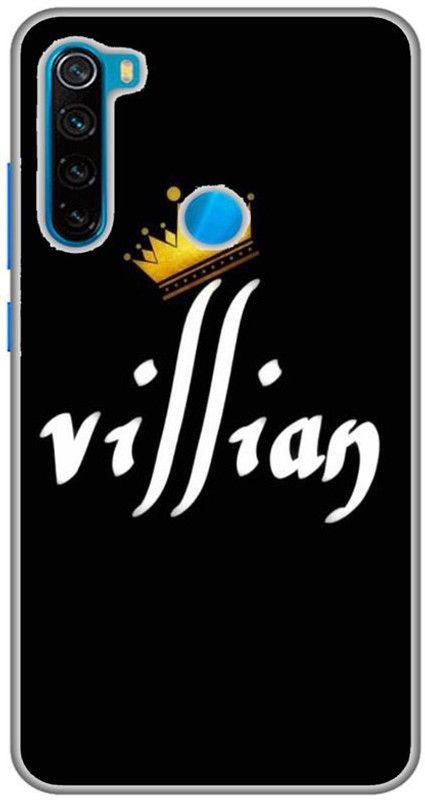 CROKIAN Back Cover for Redmi Note 8  (Black, Hard Case, Pack of: 1)