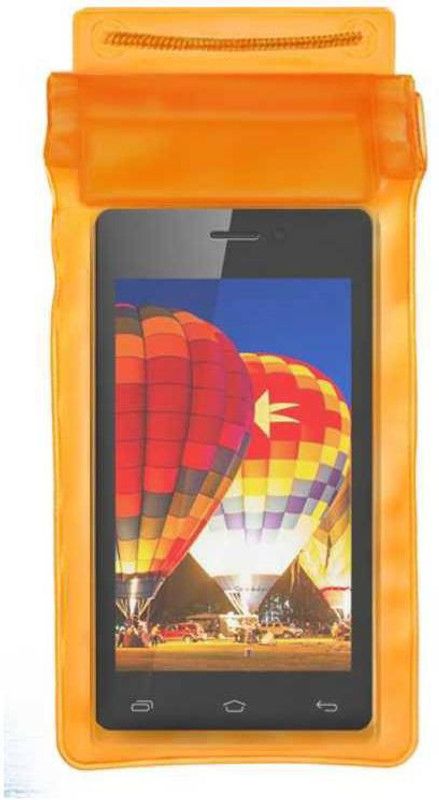 ACM Pouch for Videocon Infinium Z41 Aire  (Orange, Waterproof, Silicon, Pack of: 1)