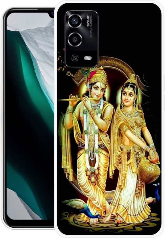 REALKING Back Cover for Oppo A55 4G  (Multicolor, Silicon)