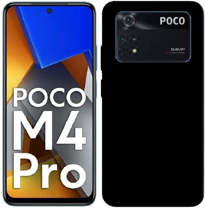 Aaralhub Back Cover for Poco M4 Pro  (Transparent, Camera Bump Protector, Pack of: 1)