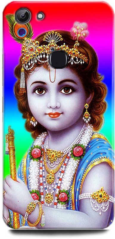 DIKRO Back Cover for Vivo Y83,Vivo Y81, RADHA KRISHNA LORD KANHIYA KRISHAN THAKUR JI  (Multicolor, Hard Case, Pack of: 1)