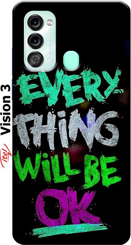 YornoSis Back Cover for Itel Vision 3 2754  (Multicolor, Shock Proof, Silicon, Pack of: 1)