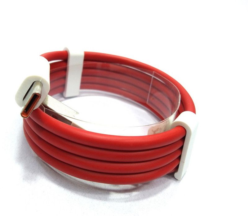 Stela USB Type C Cable 6.5 A 1.00467999999996 m Copper Braiding Oneplus dash charger cable c type  (Compatible with Oppo Reno 10x Zoom | Oppo k3 | Xiaomi Mi Note 10 | Xiaomi Poco M2 Pro, Red, One Cable)