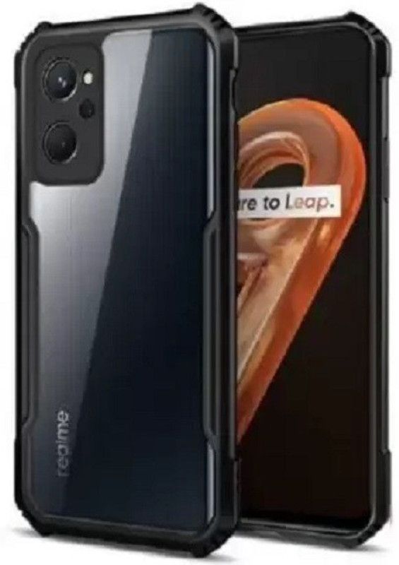MagicHub Back Cover for Realme 9i  (Black, Pack of: 1)