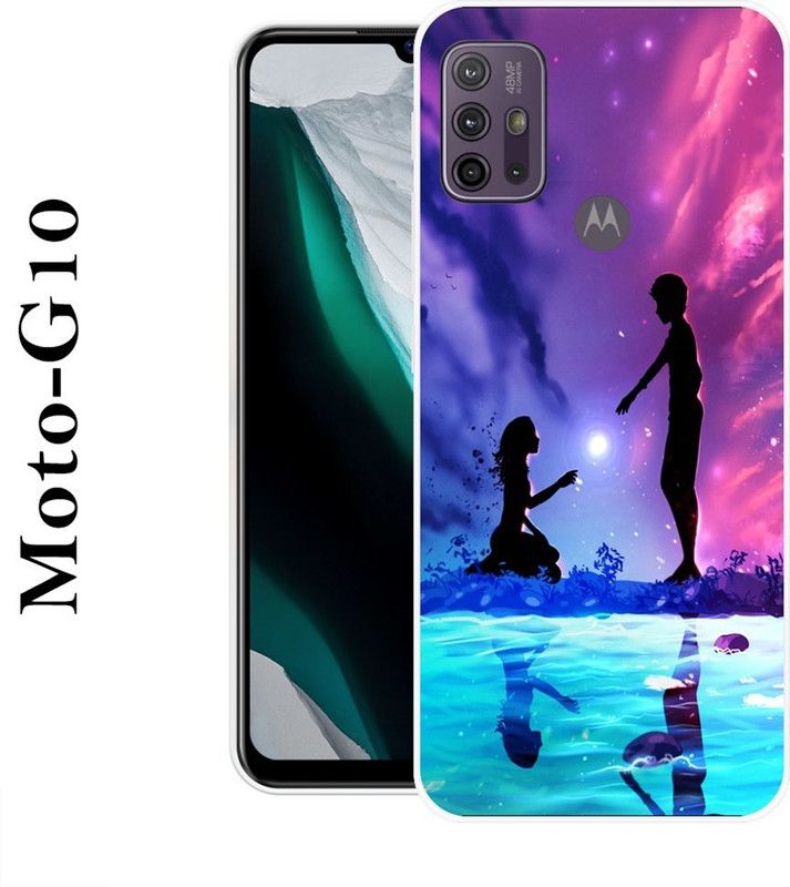 BAGRA Back Cover for Motorola Moto G10  (Multicolor, Silicon)