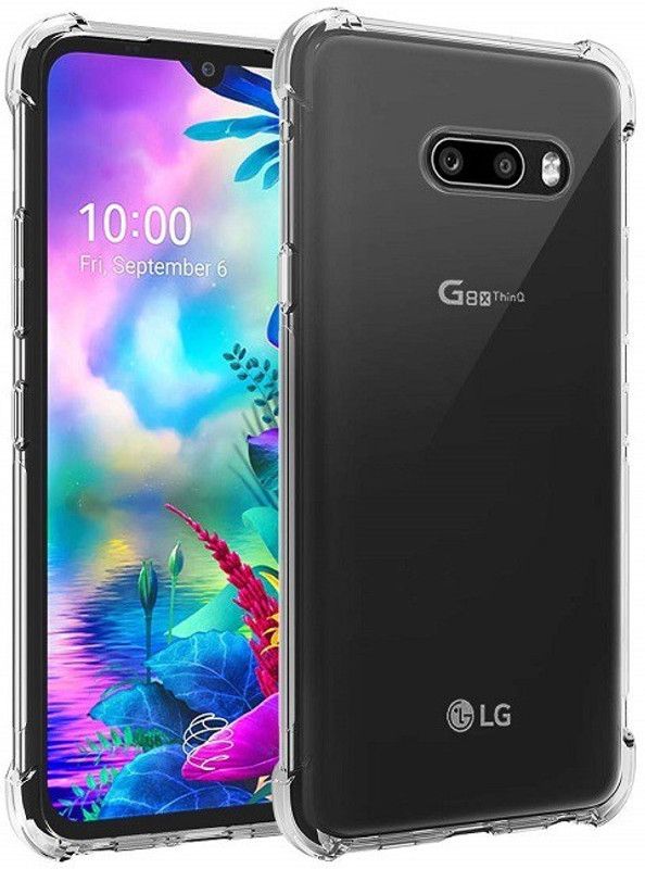 NEXZONE Back Cover for LG G8X THINQ  (Transparent, Grip Case, Silicon, Pack of: 1)