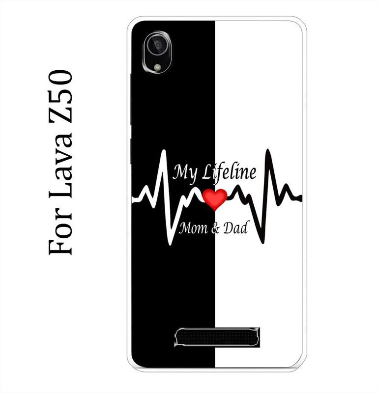 BeauCase Back Cover for Lava Z50  (Multicolor, Grip Case, Silicon, Pack of: 1)