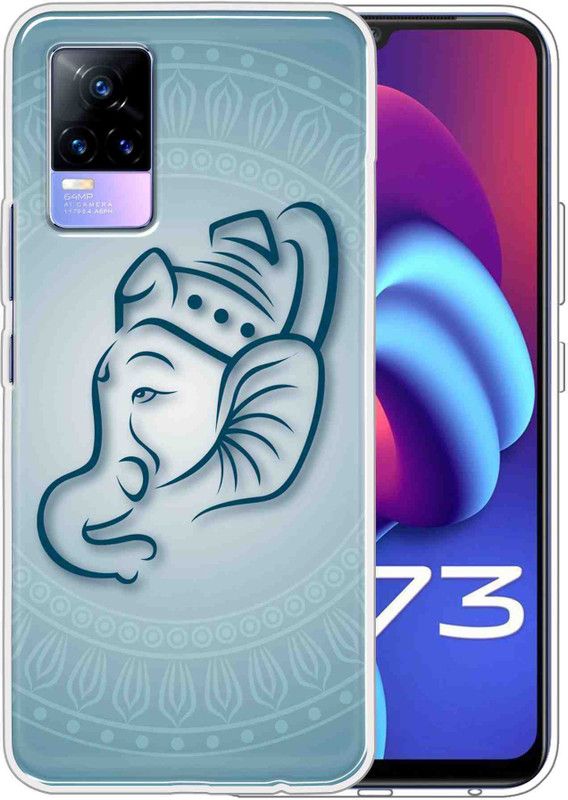 eBoggy Back Cover for Vivo Y73  (Blue, Dual Protection, Silicon, Pack of: 1)