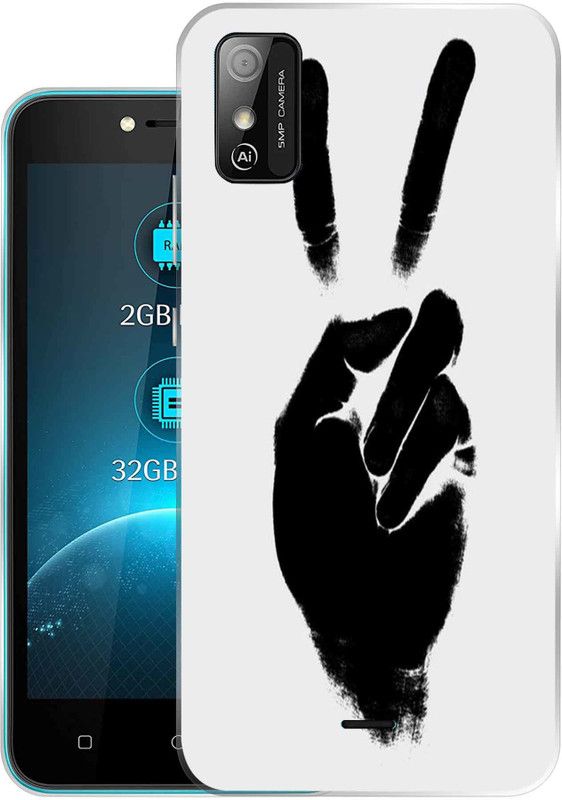 Vascase Back Cover for Lava Z21, Back Case for Lava Z21  (Multicolor, Dual Protection, Silicon, Pack of: 1)