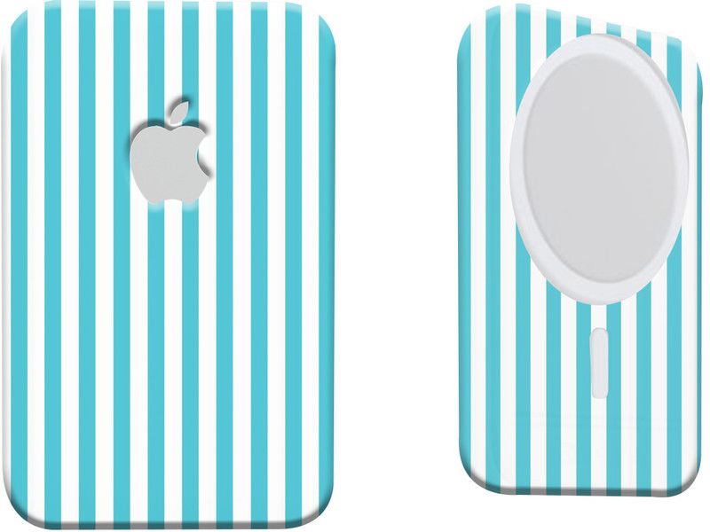 Mclaxa Lines 8,Skin With Back,Sides And Front Skin Guard, Apple MagSafe Battery Pack Mobile Skin  (Lines 8 Skin With Super Matte Finish)
