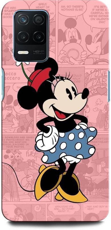 ORBIQE Back Cover for Realme 8 5G MICKEY MOUSE, DISNEY, CARTOON, CLUBHOUSE, COMIC  (Multicolor, Hard Case, Pack of: 1)