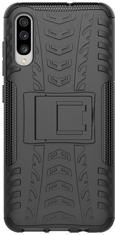 SMARTDISK Back Cover for SAMSUNG-A70  (Black, Shock Proof, Pack of: 1)
