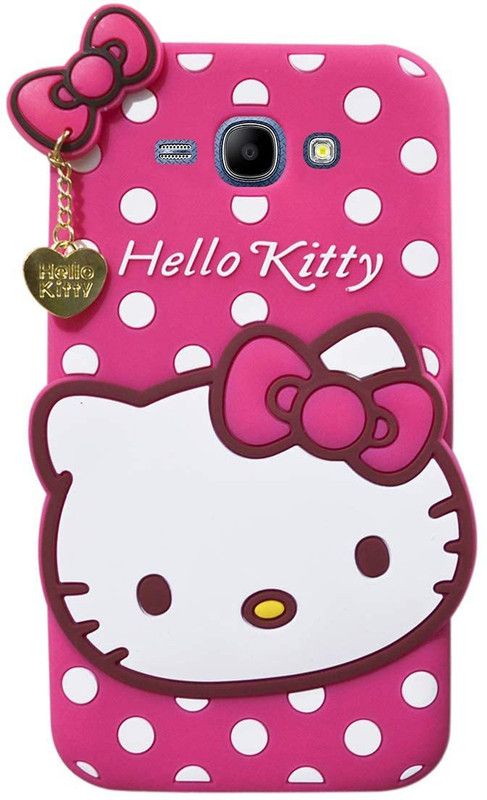 COVERBLACK Back Cover for Samsung Galaxy Core  (Pink, Dual Protection, Silicon, Pack of: 1)