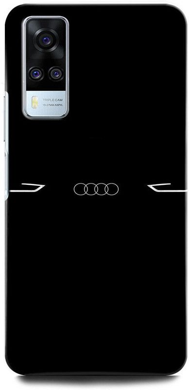 INTELLIZE Back Cover for Vivo Y51 V2030 AUDI CAR, AUDI CAR LOGO, BLACK, AUDI LOVE  (Multicolor, Hard Case, Pack of: 1)