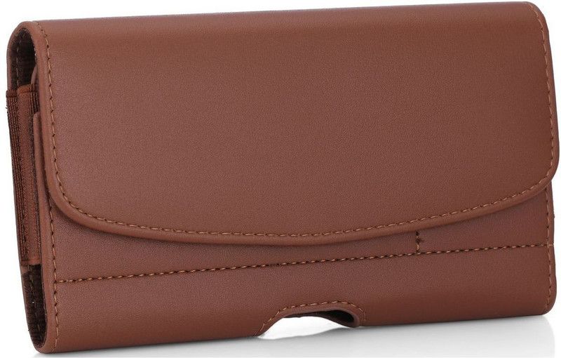 Swan Front & Back Case for Oppo R15  (Brown, Holster)