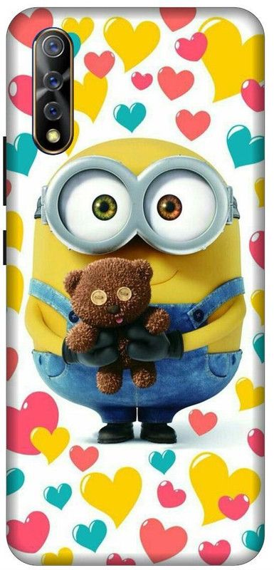 SSMORYA Back Cover for Vivo Z1x Minions Printed Back Cover  (Multicolor, Waterproof, Pack of: 1)