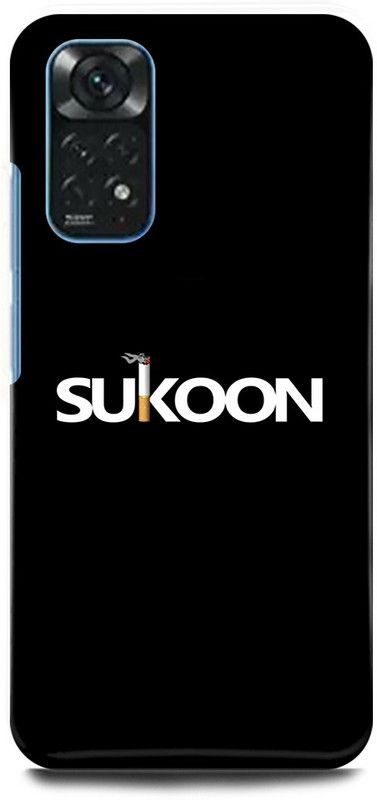 play fast Back Cover for Redmi Note 11S SUKOON, CEGRATE, CIGRATE  (Black, Hard Case, Pack of: 1)