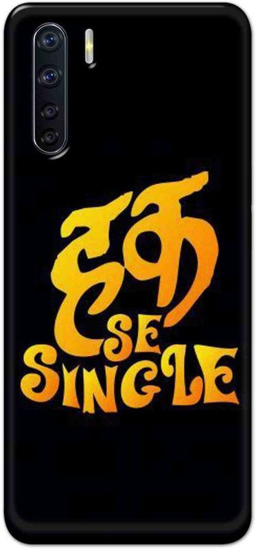 Alve Back Cover for OPPO F15  (Black, Pack of: 1)